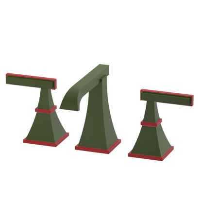 Rubinet Widespread Lav. Set. (less drain) Green Envy