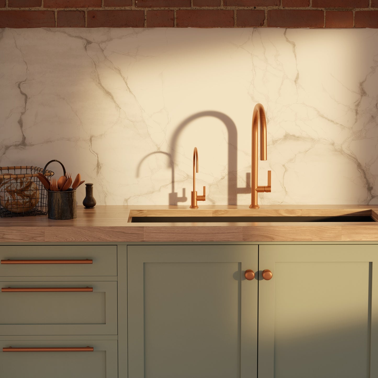 Baril Single-hole faucet for water filtration system