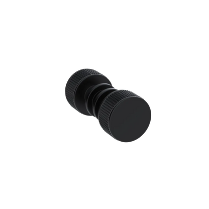 Rubinet Shower Door Knob (set) Matt Black
