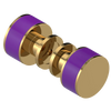Rubinet Shower Door Knob (set) Gold