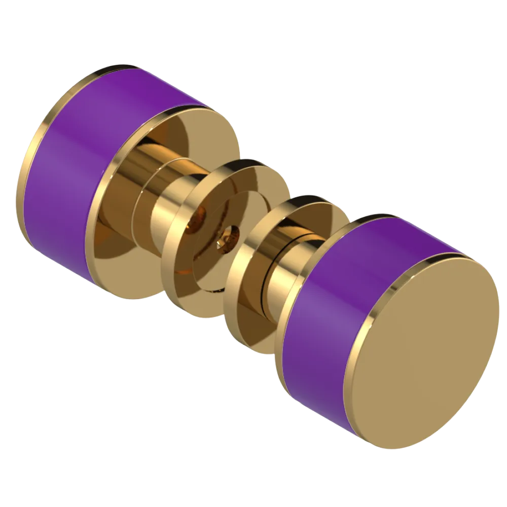 Rubinet Shower Door Knob (set) Gold