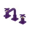 Rubinet Widespread Lav. Set. with Genesis spout (less drain) Purple Haze