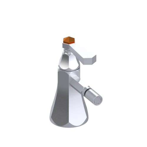 Rubinet Single Control Bidet Fitting (less drain) Satin Chrome