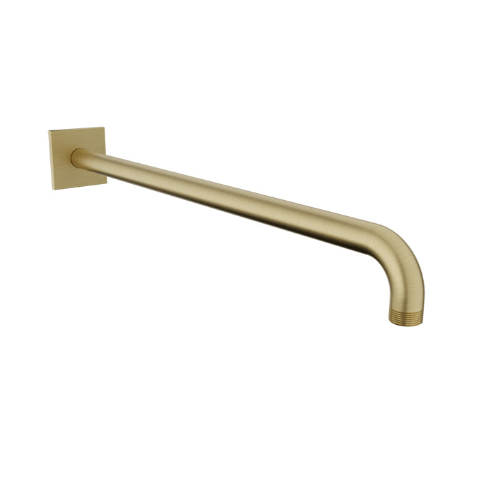 Baril 18" wall-mounted shower arm, square flange