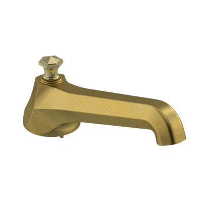 Rubinet Tub Filler Spout Deck Mount Antique Brass Matt