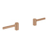GROHE Atrio New Atrio Lever Handles for Bathroom Sink Faucet (Pair) – 14216 Brushed Warm Sunset
