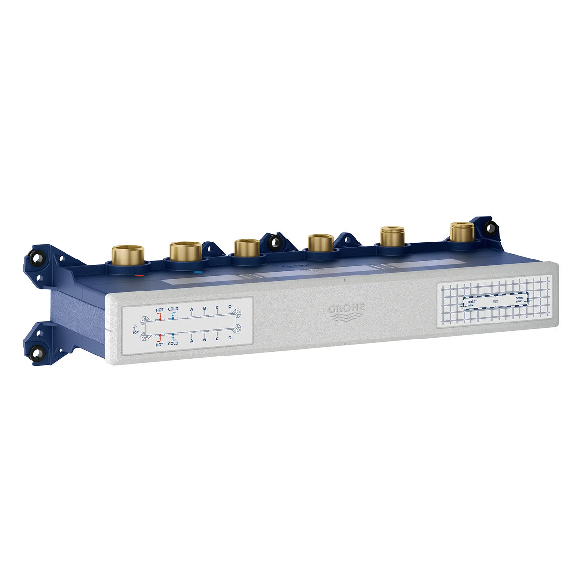 GROHE Rainshower Aqua Grohtherm Aqua Tiles 4 Outlet Thermostatic Valve – 10718