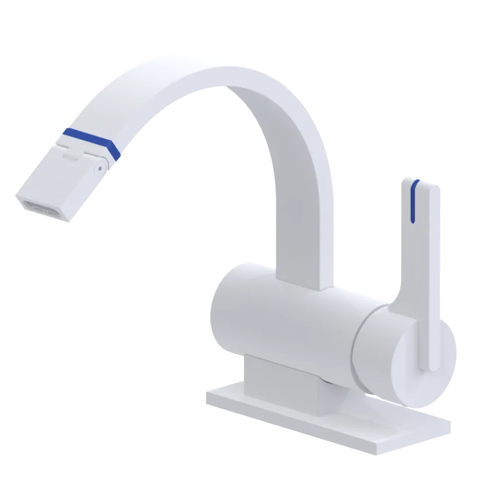 Rubinet Single Control Bidet Fitting (less drain) Matt White