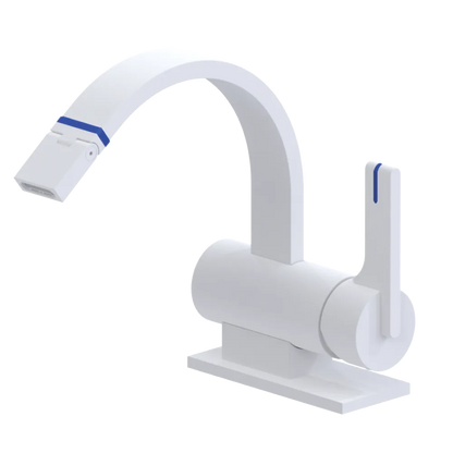 Rubinet Single Control Bidet Fitting (less drain) Matt White
