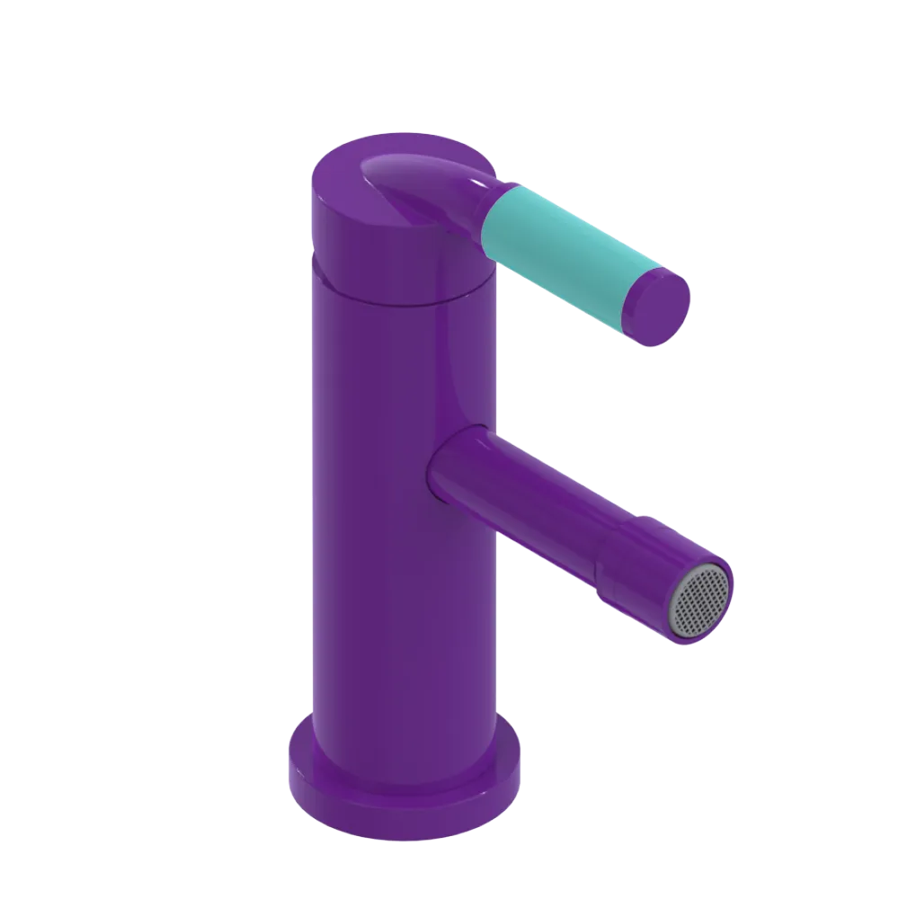 Rubinet Single Control Bidet Fitting (less drain) Purple Haze