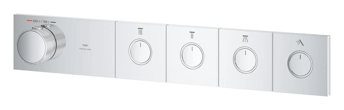 GROHE Rainshower Aqua Grohtherm Aqua Tiles 4 Outlet Thermostatic Trim – 10717
