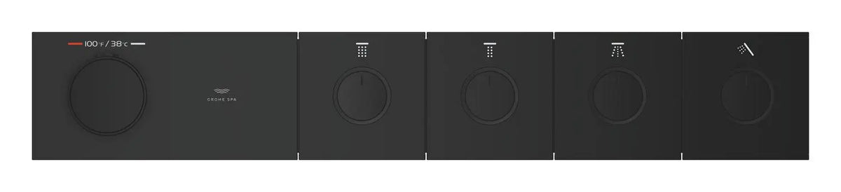 GROHE Rainshower Aqua Grohtherm Aqua Tiles 4 Outlet Thermostatic Trim – 10717