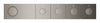 GROHE Rainshower Aqua Grohtherm Aqua Tiles 4 Outlet Thermostatic Trim – 10717