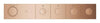 GROHE Rainshower Aqua Grohtherm Aqua Tiles 4 Outlet Thermostatic Trim – 10717