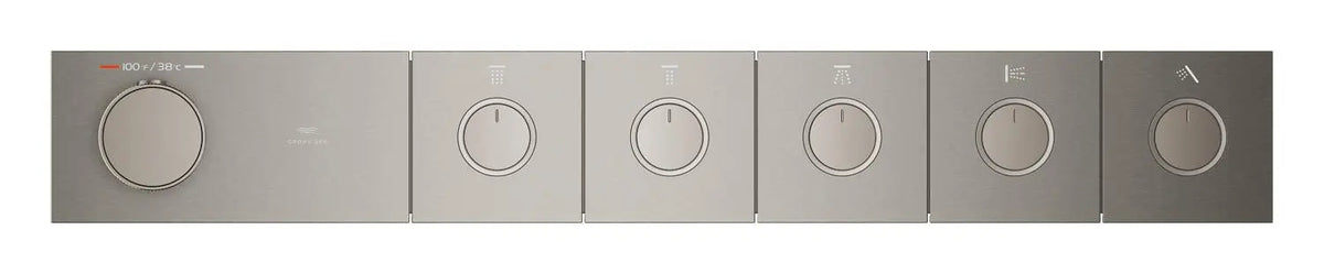GROHE Rainshower Grohtherm Aqua Tiles 5 Outlet Thermostatic Trim – 10717