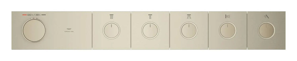 GROHE Rainshower Grohtherm Aqua Tiles 5 Outlet Thermostatic Trim – 10717