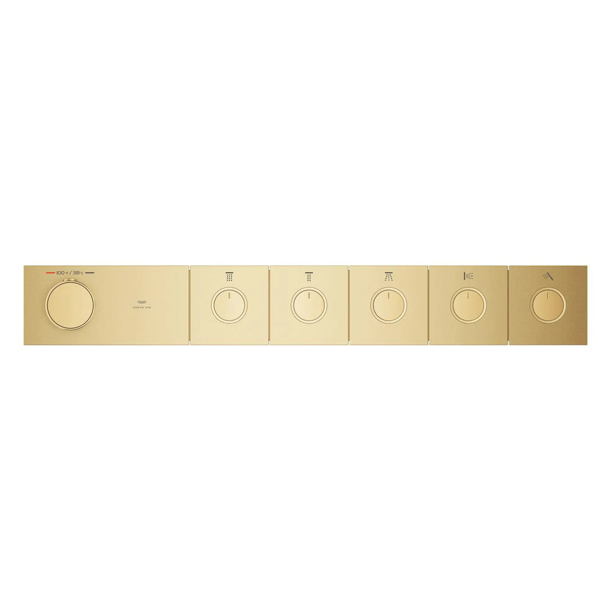 GROHE Rainshower Grohtherm Aqua Tiles 5 Outlet Thermostatic Trim – 10717