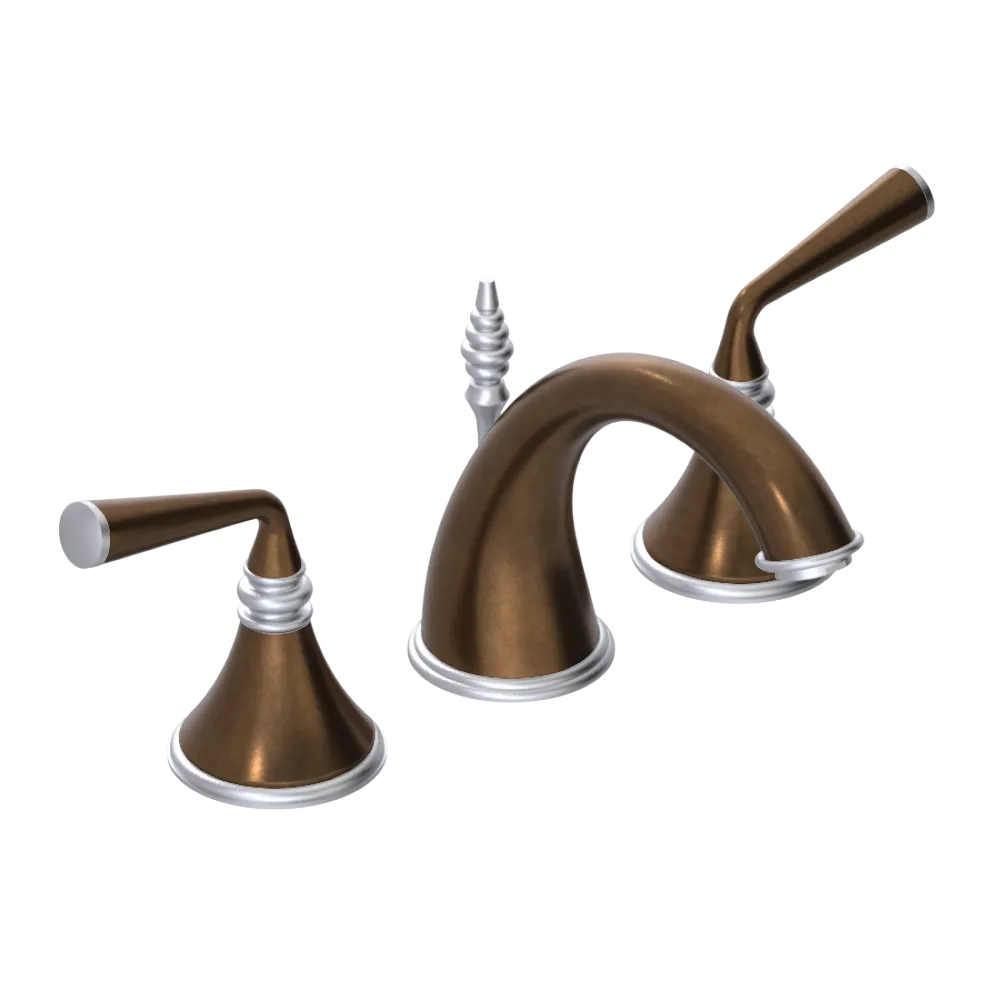 Rubinet Widespread Lav. Set. (less drain) Tuscan Brass