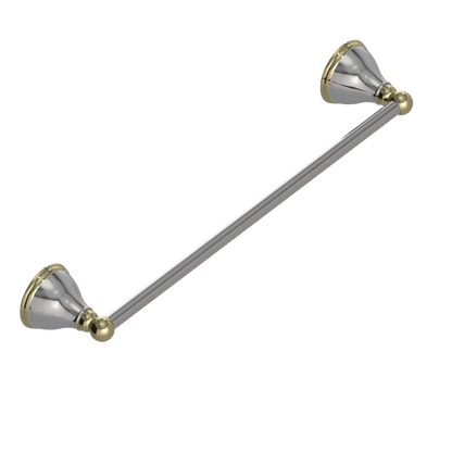 Rubinet Towel Bar 24" Polished Nickel
