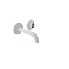 Baril Trim only for single lever wall-mounted lavatory faucet, drain not included