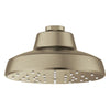 GROHE Tempesta 140 with AquaBooster Round Single Spray Shower Head 1.75 GPM (6.6L/min) – 11172