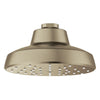 GROHE Tempesta 140 with AquaBooster Round Single Spray Shower Head 1.75 GPM (6.6L/min) – 11172
