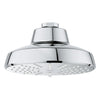 GROHE Tempesta 140 with AquaBooster Round Multi Spray Shower Head 1.75 GPM (6.6L/min) – 11174