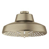 GROHE Tempesta 140 with AquaBooster Round Multi Spray Shower Head 1.75 GPM (6.6L/min) – 11174