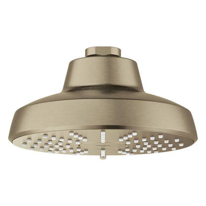 GROHE Tempesta 140 with AquaBooster Round Multi Spray Shower Head 1.75 GPM (6.6L/min) – 11174