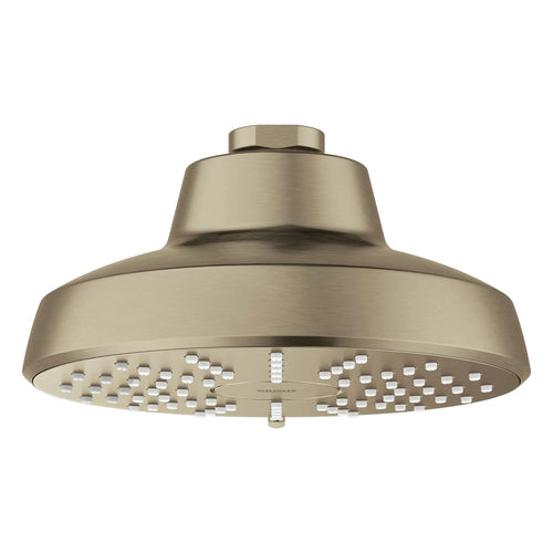 GROHE Tempesta 140 with AquaBooster Round Multi Spray Shower Head 1.75 GPM (6.6L/min) – 11174