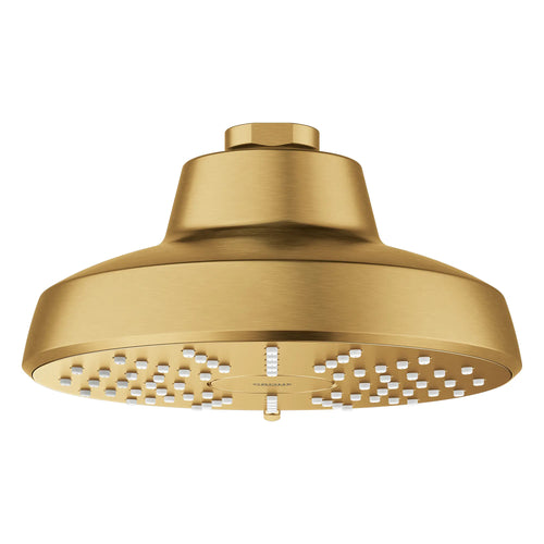 GROHE Tempesta 140 with AquaBooster Round Multi Spray Shower Head 1.75 GPM (6.6L/min) – 11174