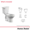 American Standard Cadet® PRO Two-Piece 1.28 gpf/4.8 Lpf Chair Height Elongated Toilet Less Seat