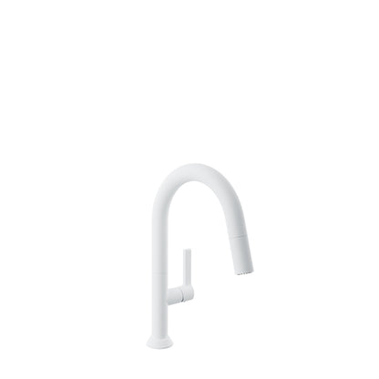 Baril Single-hole bar / prep kitchen faucet with 2-function pull-down spray