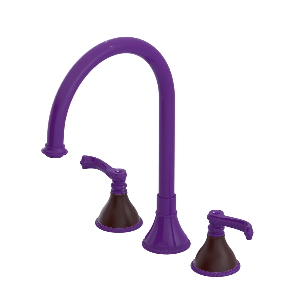 Rubinet Widespread Kitchen Set Purple Haze
