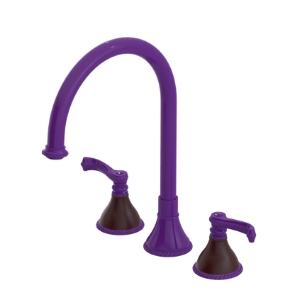 Rubinet Widespread Kitchen Set Purple Haze