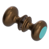Rubinet Shower Door Knob (set) Tuscan Brass
