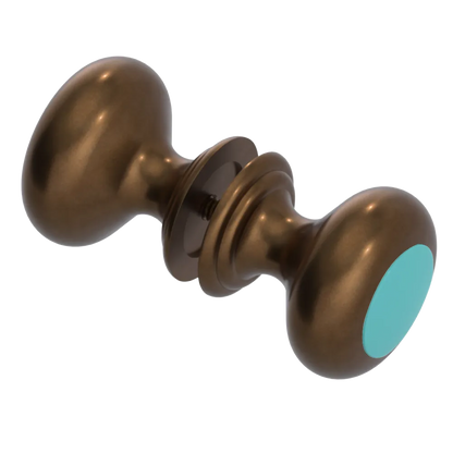 Rubinet Shower Door Knob (set) Tuscan Brass