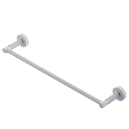 Rubinet Towel Bar 24" White