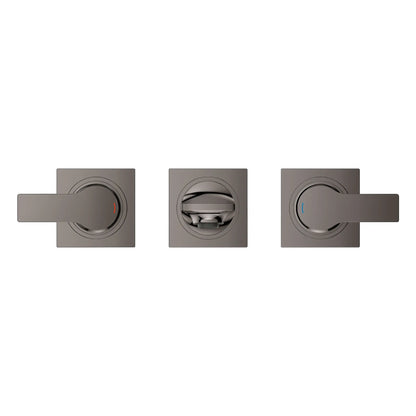 GROHE Allure New 2-Handle Wall Mount Faucet 1.2 GPM – 20586 Hard Graphite