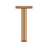 GROHE Rainshower 6" Ceiling Shower Arm With Square Flange – 27486 Brushed Warm Sunset