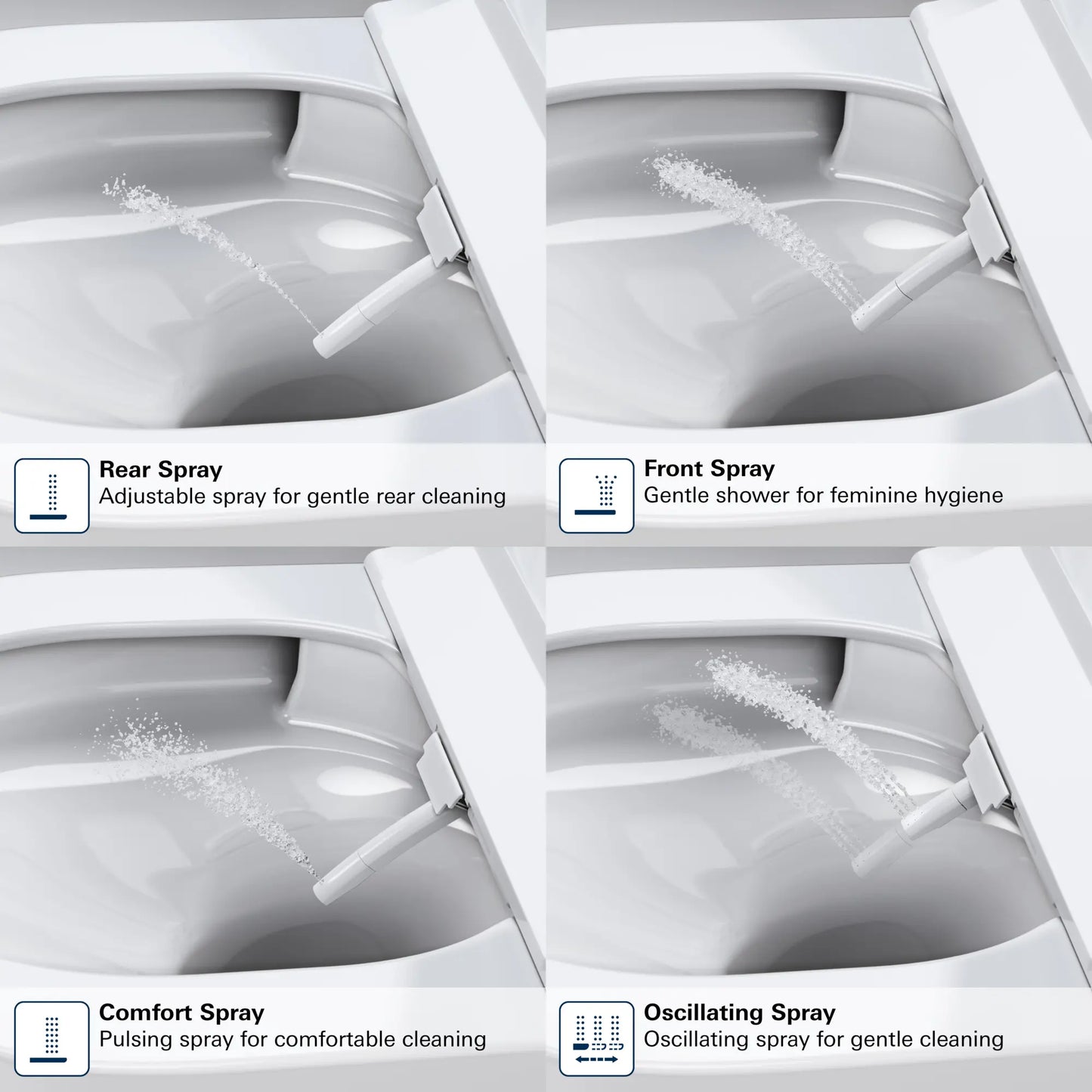SENSIA Electronic Bidet Toilet, 1.28/0.8 gpf (4.8/3.0 Lpf)