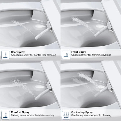 SENSIA Electronic Bidet Toilet, 1.28/0.8 gpf (4.8/3.0 Lpf)