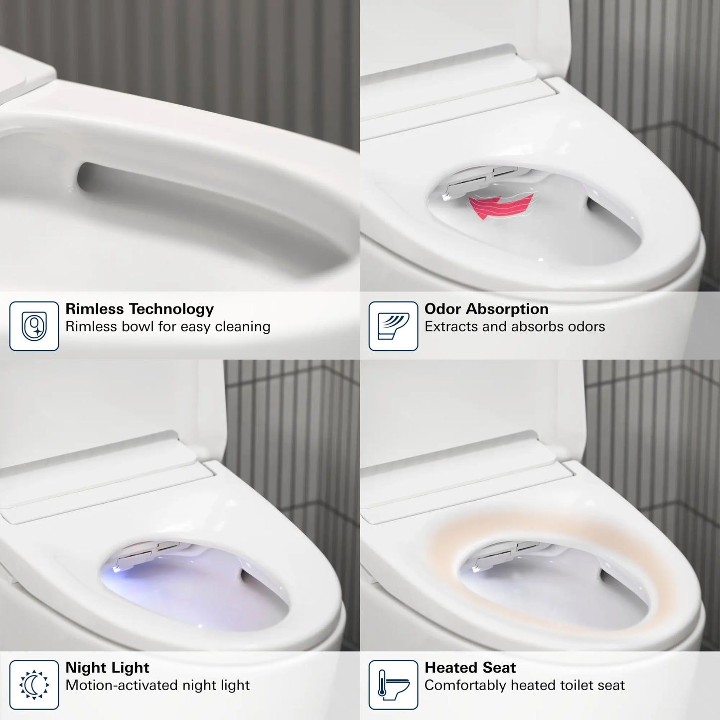 SENSIA Electronic Bidet Toilet, 1.28/0.8 gpf (4.8/3.0 Lpf)