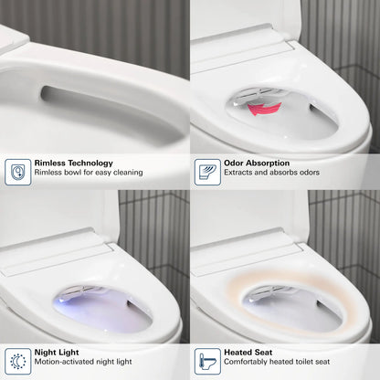 SENSIA Electronic Bidet Toilet, 1.28/0.8 gpf (4.8/3.0 Lpf)
