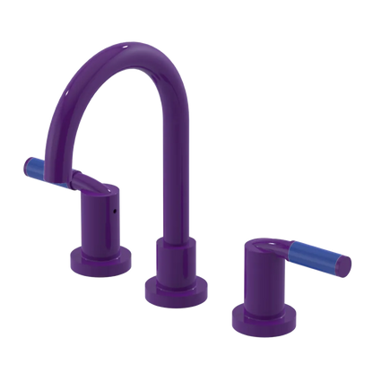 Rubinet Widespread Lav set (less drain) Purple Haze