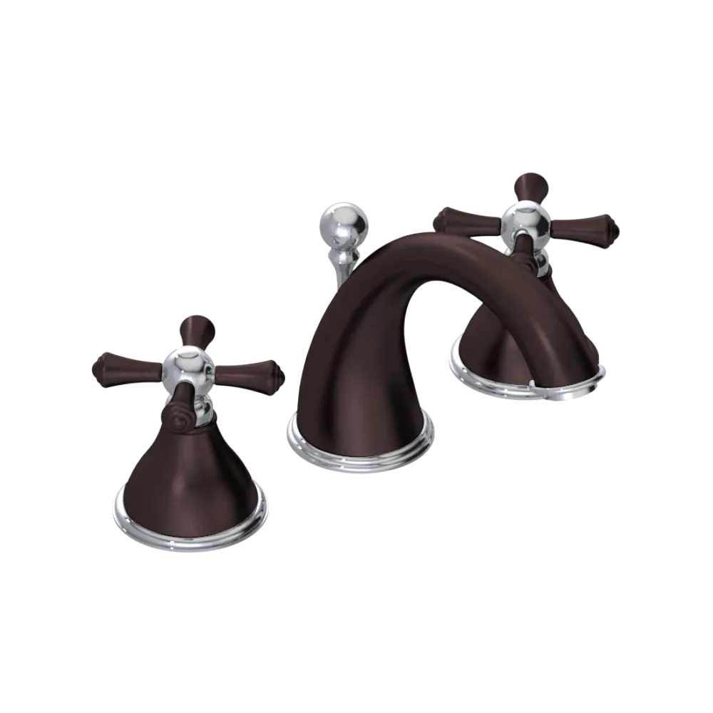 Rubinet Widespread Lav. Set. (less drain) Oil Rubbed Bronze