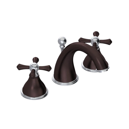 Rubinet Widespread Lav. Set. (less drain) Oil Rubbed Bronze