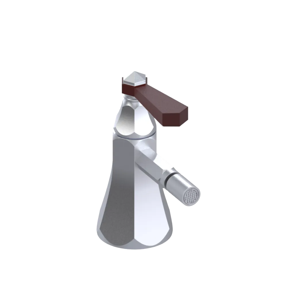 Rubinet Single Control Bidet Fitting (less drain) Satin Chrome