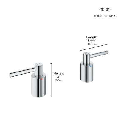 GROHE Atrio New Lever – 14218 Hard Graphite