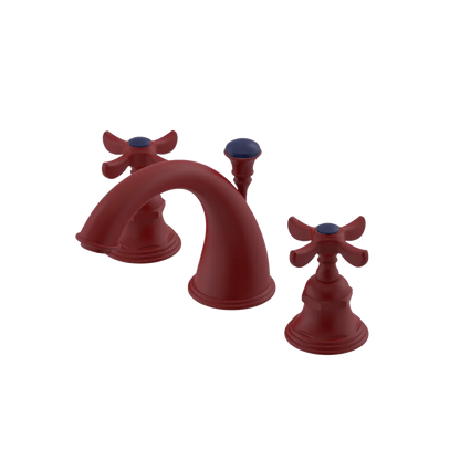 Rubinet Widespread Lav. Set. (less drain) Maroon